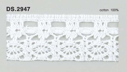トーションレース  1m単位　DS.2947　オフホワイト 40mm幅　大定　日本製