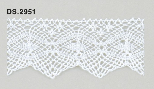 トーションレース 1m単位　DS.2951 　オフホワイト 43mm幅　大定　日本製