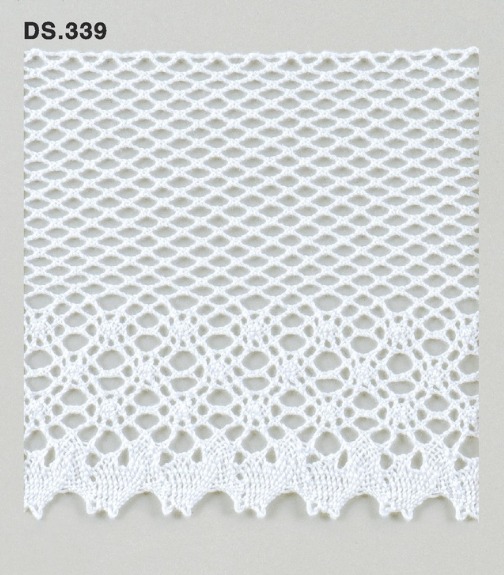 トーションレース 広幅レース　1m単位　DS.339　オフホワイト 100mm幅　大定　日本製