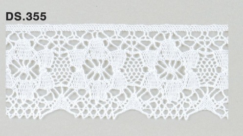 トーションレース 1m単位　DS.355 　オフホワイト 41mm幅　大定　日本製