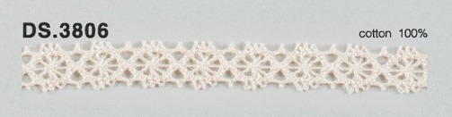 オーガニックコットンレース 綿トーションレース 1m単位 大定 日本製