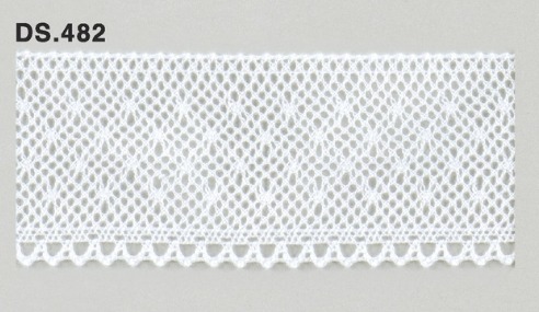 トーションレース 1m単位　DS.482 　オフホワイト 42mm幅　大定　日本製