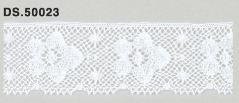 トーションレース  薄手レース　リバーレース風　1m単位　DS.50023　オフホワイト 30mm幅　大定　日本製