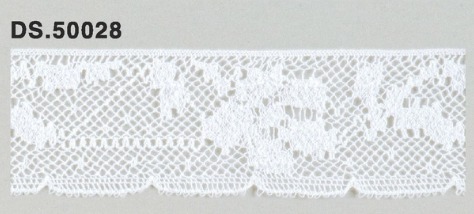 トーションレース  薄手レース　リバーレース風　1m単位　DS.50028　オフホワイト 31mm幅　大定　日本製