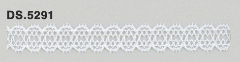 極細番手レース 　薄手トーションレース  リバーレース風 綿素材 オフホワイト  DS.5291 ハシゴレース     12mm幅　 1m単位　　大定　日本製
