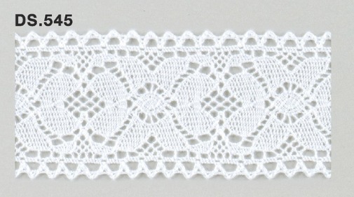 トーションレース  1m単位　レース材料　DS.545　オフホワイト 45mm幅　大定　日本製