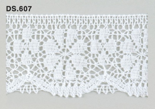 トーションレース  1m単位　DS.607　オフホワイト 55mm幅　大定　日本製
