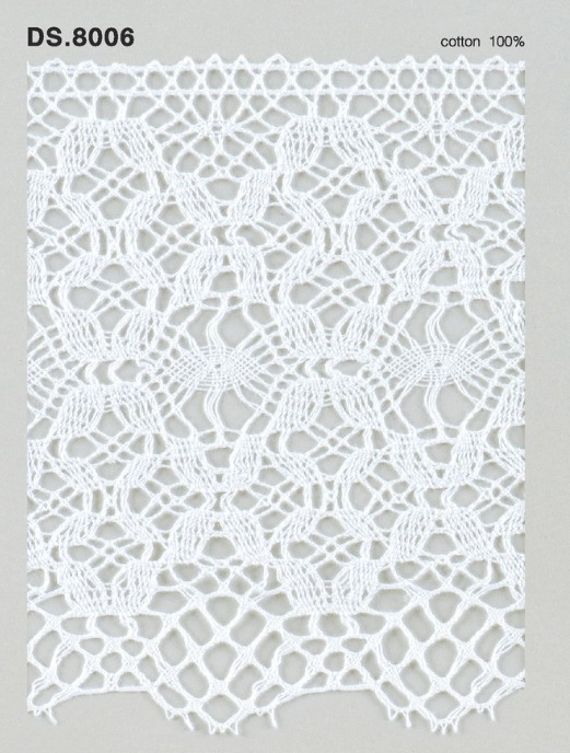 トーションレース 広幅レース　1m単位　DS.8006　オフホワイト 130mm幅　大定　日本製