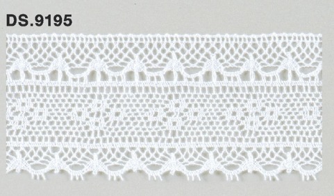 トーションレース 1m単位　DS.9195 　オフホワイト 45mm幅　大定　日本製