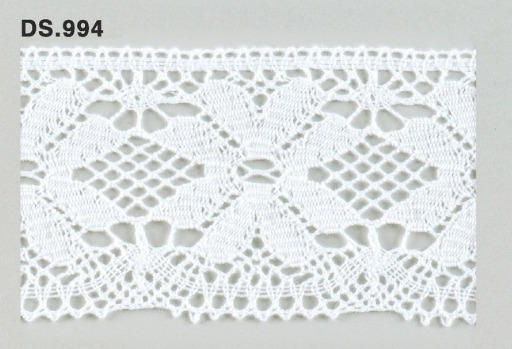 トーションレース  1m単位　手芸　DS.994　オフホワイト 57mm幅　大定　日本製