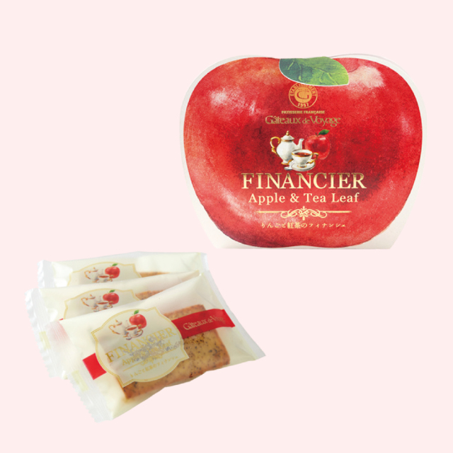 りんごと紅茶のフィナンシェ3個入＿1000