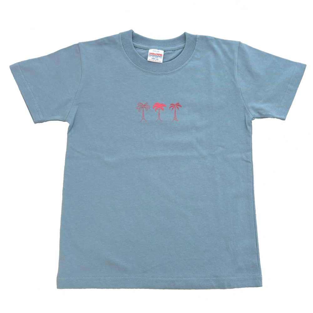 HEIVA公式キッズTシャツ25（ブルーグレー/150）