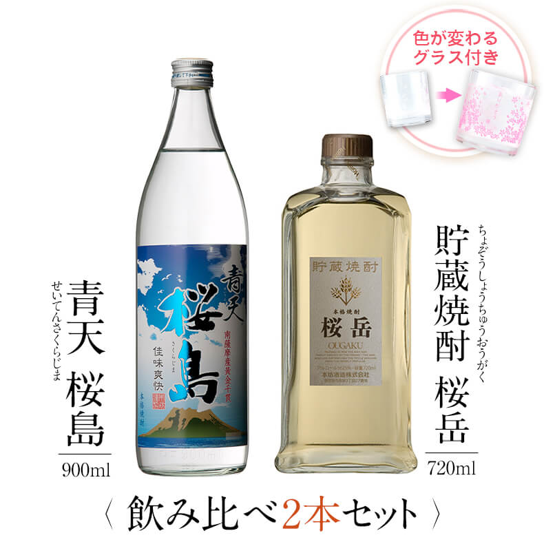 青天 桜島 貯蔵焼酎 桜岳