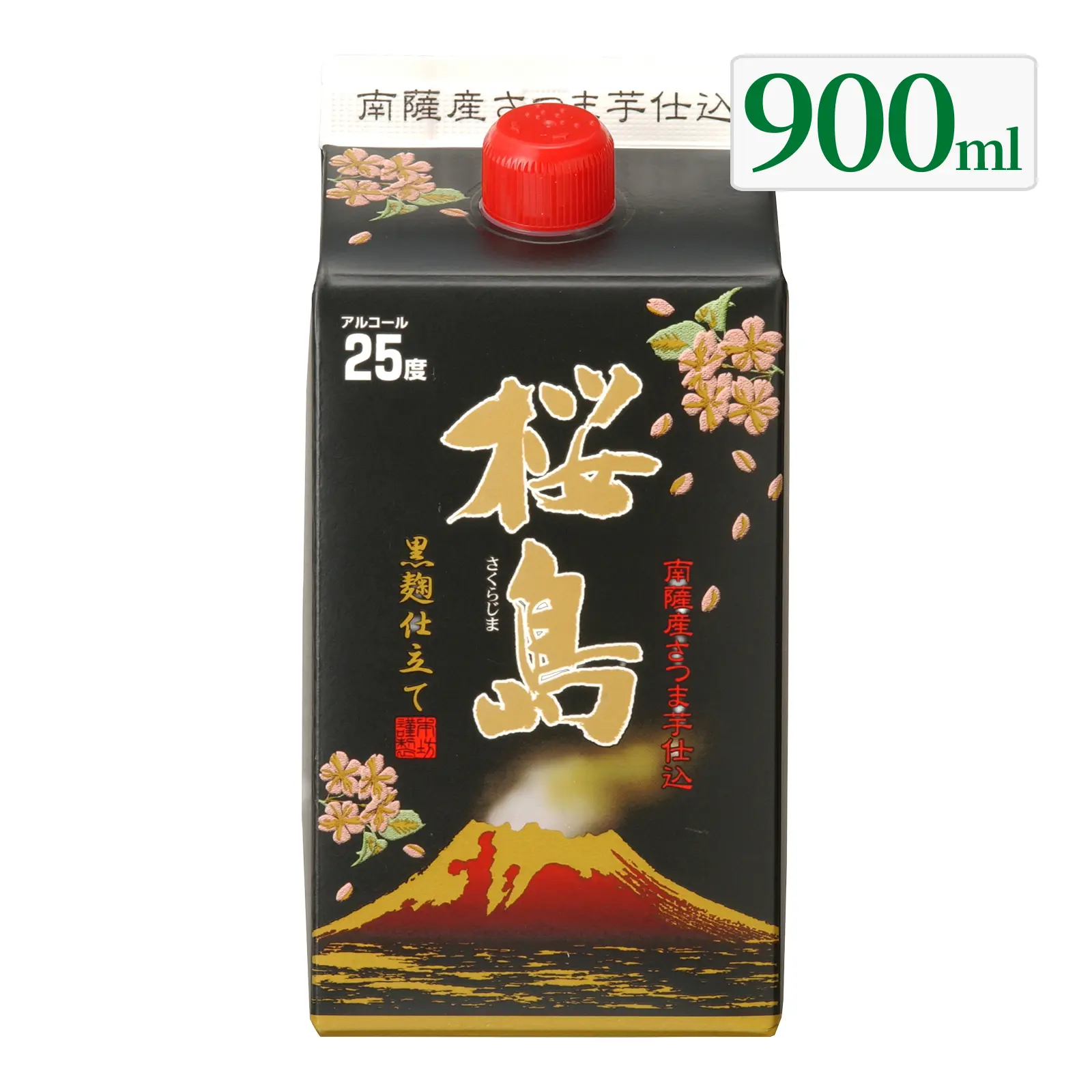 焼酎 黒麹仕立て桜島 25度