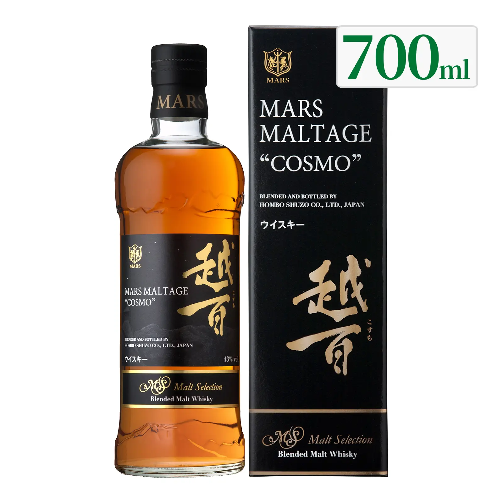 マルスモルテージ 越百 43度 700ml マルスモルテージ 越百 43度 700ml