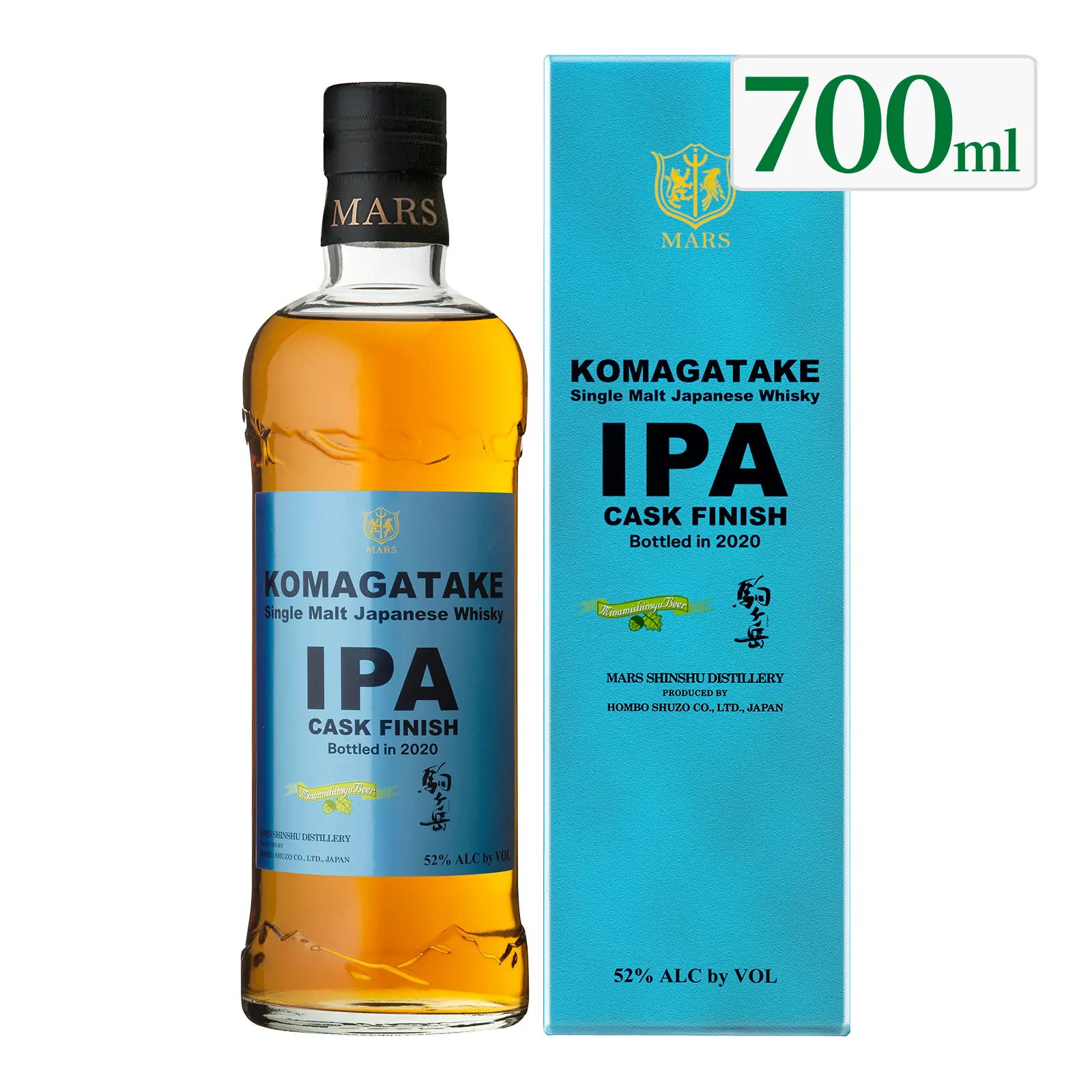 ウイスキー シングルモルト駒ヶ岳 IPAカスクフィニッシュ Bottled in 2020 52度 700ml