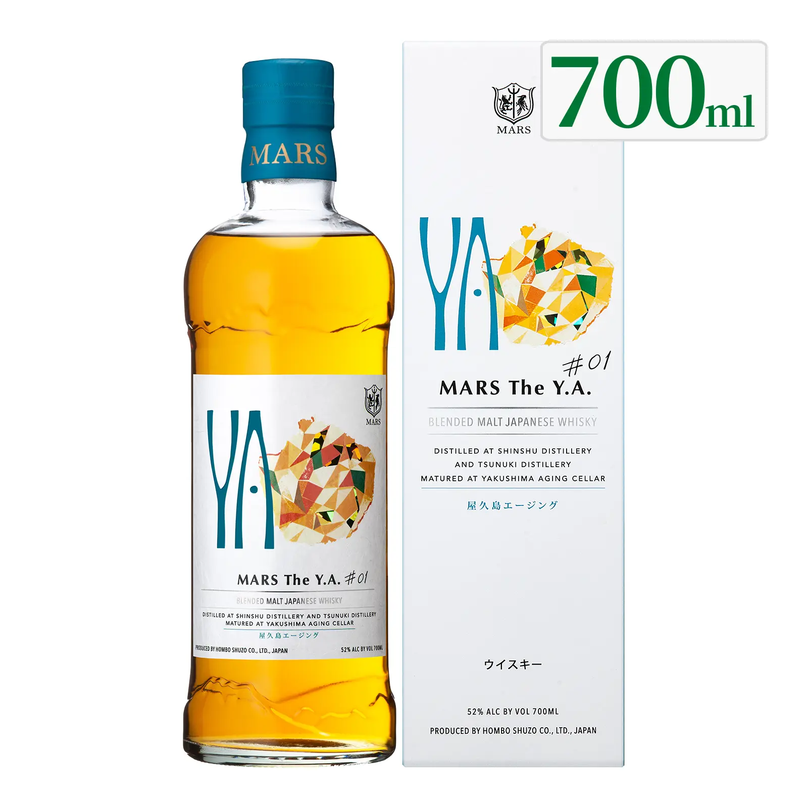 ウイスキー MARS The Y.A. ＃01 52度 700ml 化粧箱入り