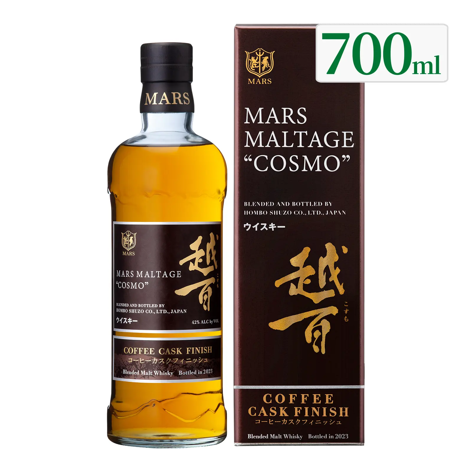 ウイスキー マルスモルテージ越百 コーヒーカスク フィニッシュ Bottled in 2023 42度 700ml