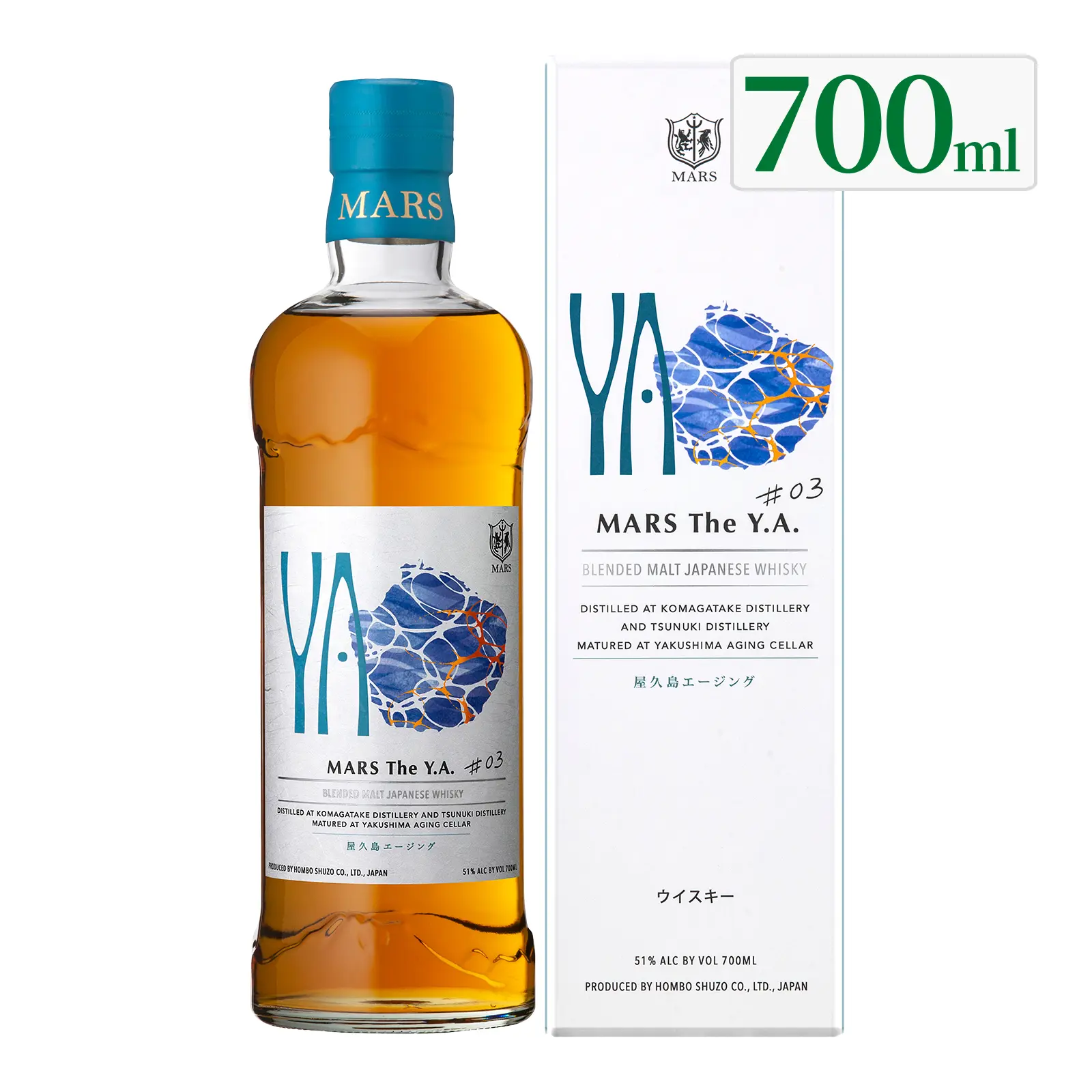 ウイスキー MARS The Y.A. ＃03 51度 700ml 化粧箱入り