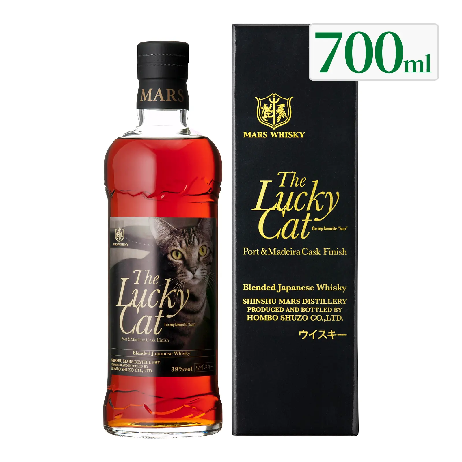 ウイスキー The Lucky Cat Sun Port＆Madeira Cask Finish 39度 700ml
