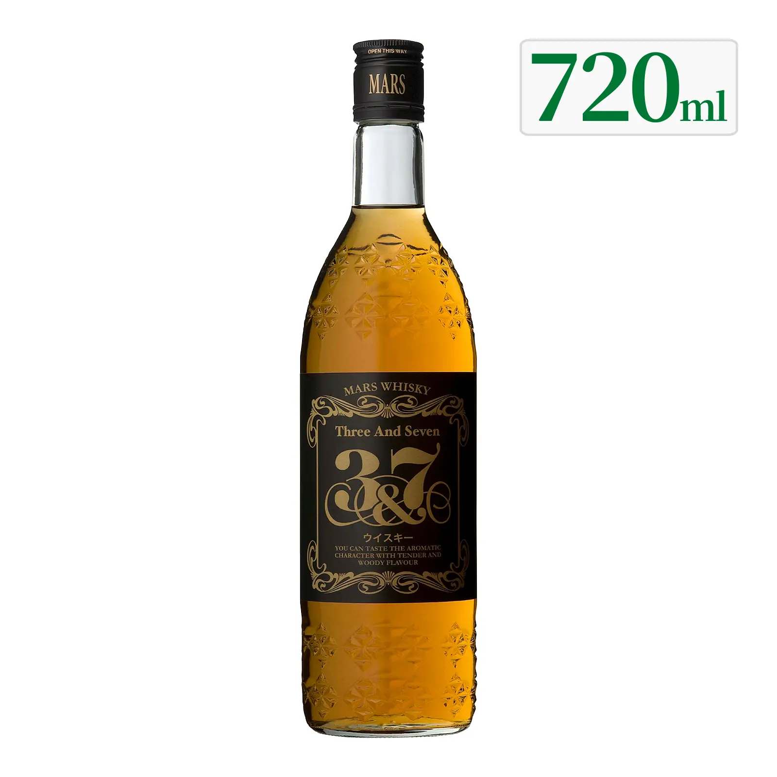 ウイスキー マルスウイスキー 3＆7 （スリーアンドセブン） 40度 720ml