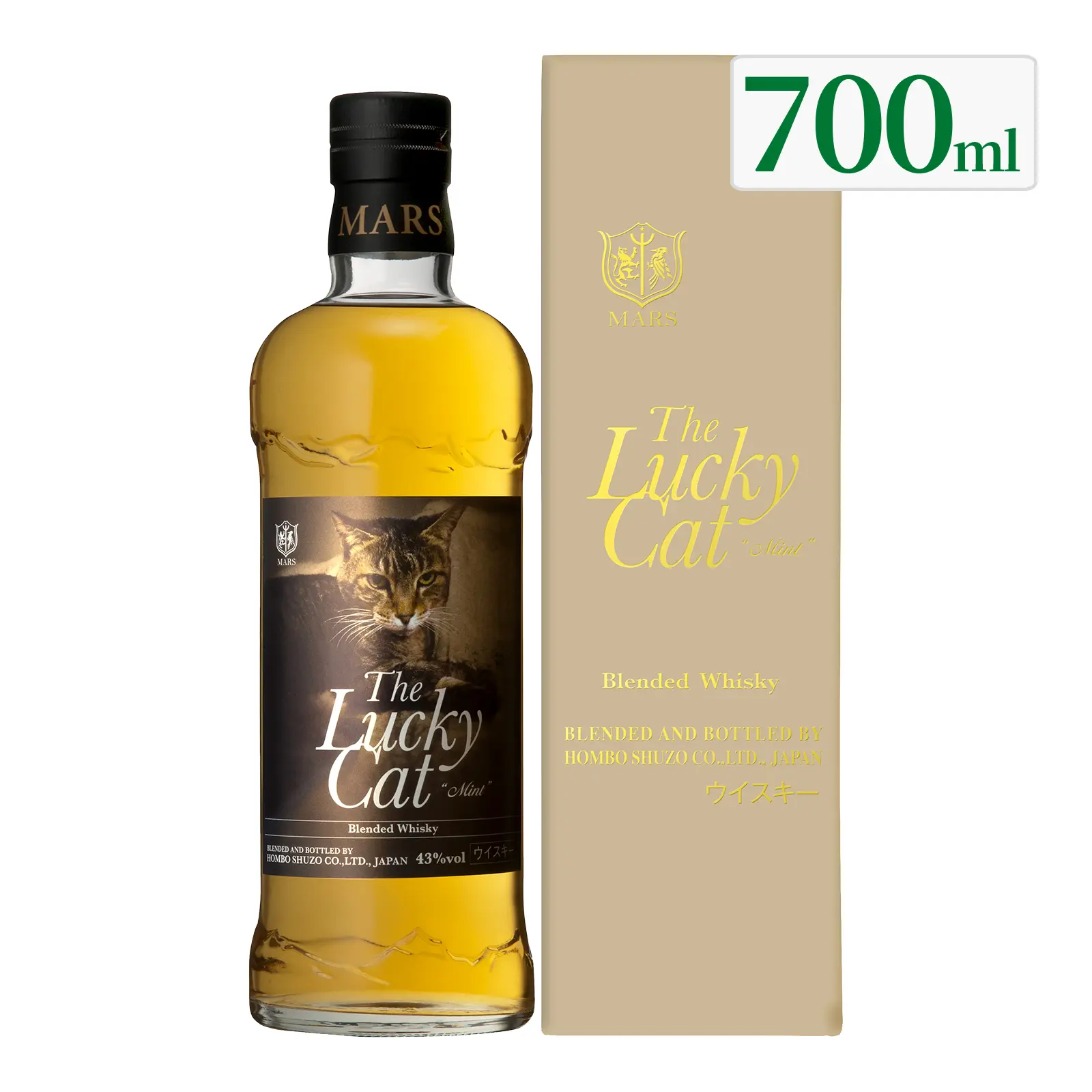 ウイスキー The Lucky Cat Mint 43度 700ml
