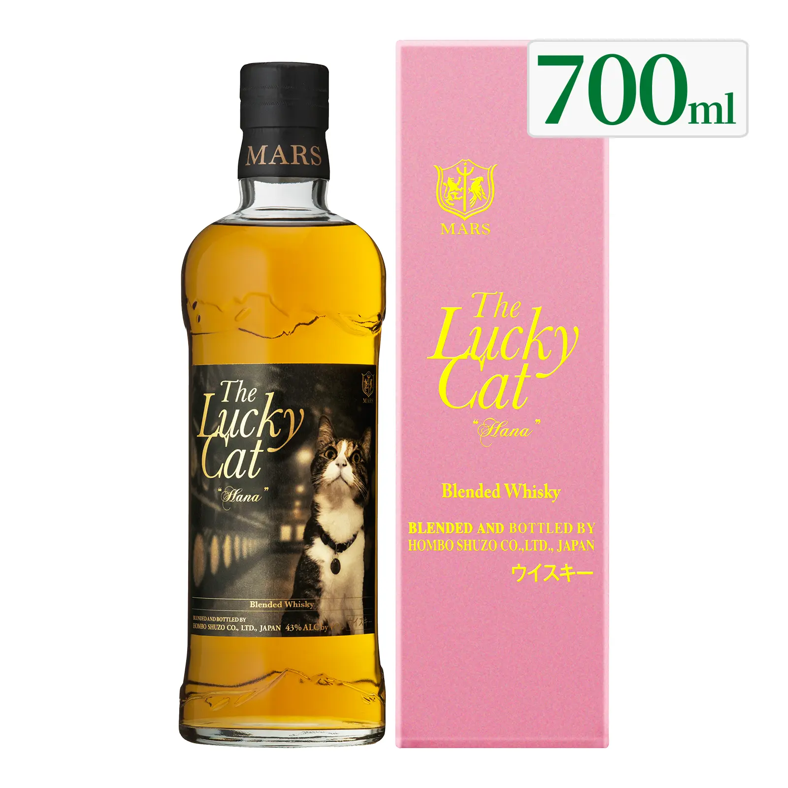 ウイスキー The Lucky Cat Hana 43度 700ml