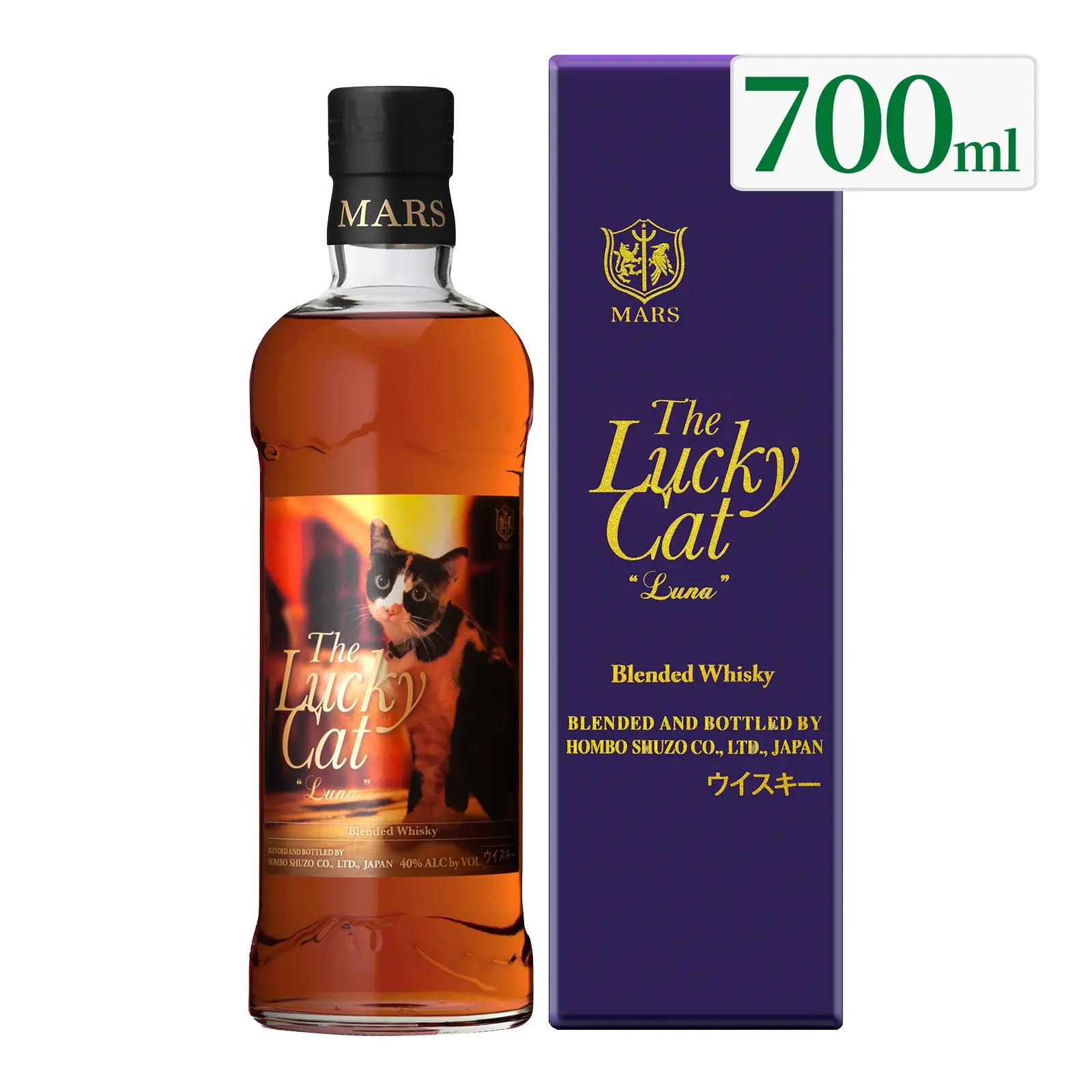 ウイスキー The Lucky Cat Luna 40度 700ml