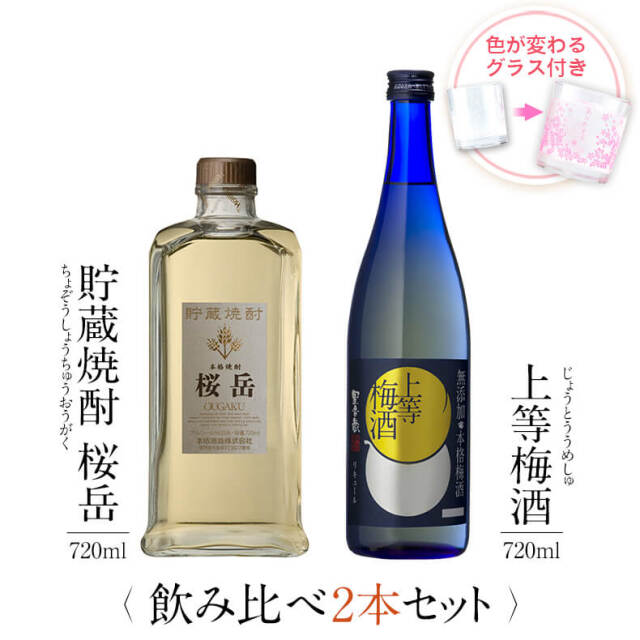 貯蔵焼酎 桜岳 上等梅酒