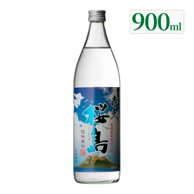 芋焼酎 青天桜島 25度 900ml