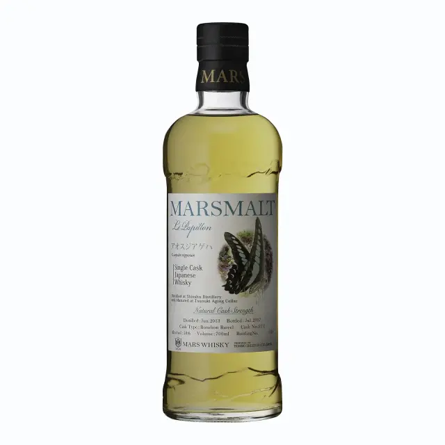 ウイスキー マルスモルト ル・パピヨン シングルカスク アオスジアゲハ 58度 700ml