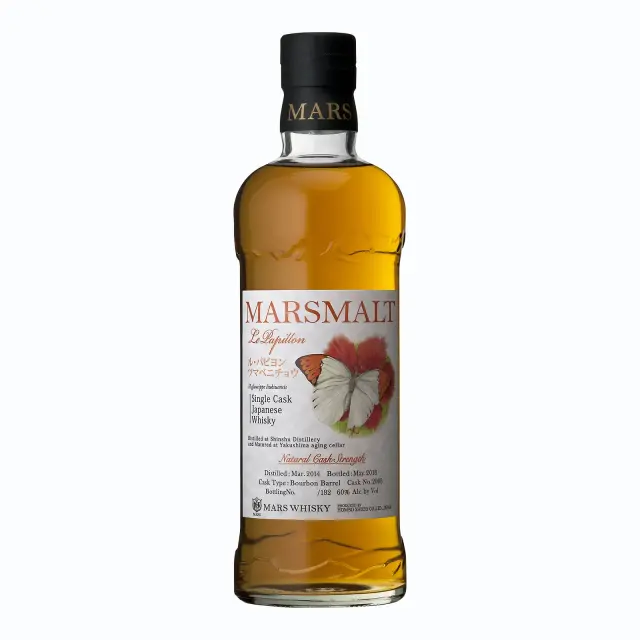 ウイスキー マルスモルト ル・パピヨン シングルカスク ツマベニチョウ 59度 700ml
