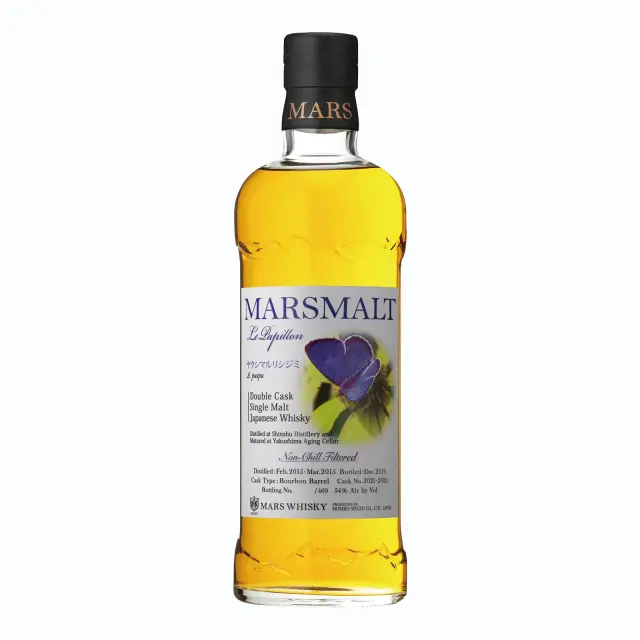 ウイスキー マルスモルト ル・パピヨン ダブルカスク ヤクシマルリシジミ 54度 700ml