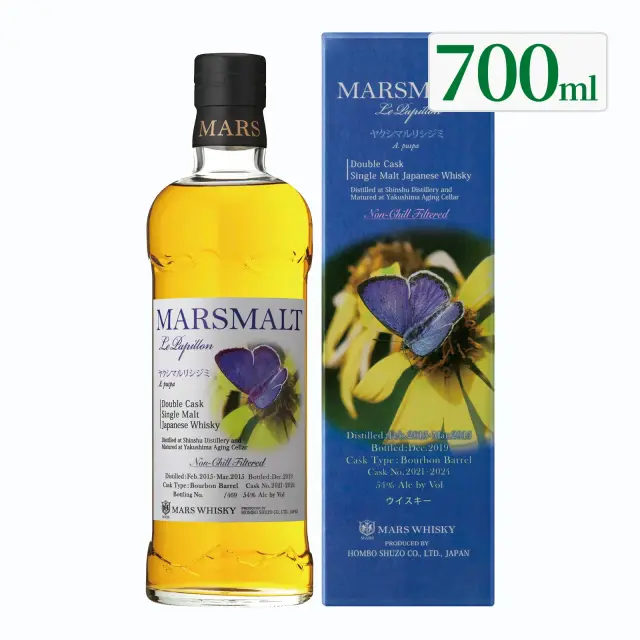 ウイスキー マルスモルト ル・パピヨン ダブルカスク ヤクシマルリシジミ 54度 700ml