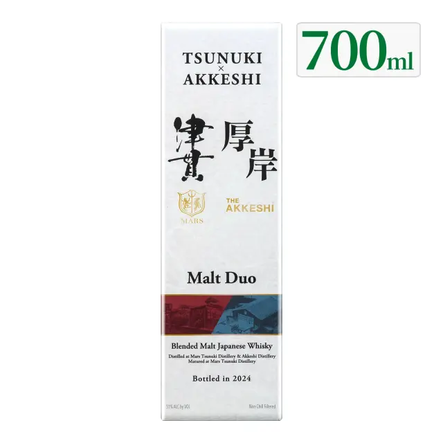 ウイスキー MARS WHISKY Malt Duo TSUNUKI × AKKESHI 51度 700ml