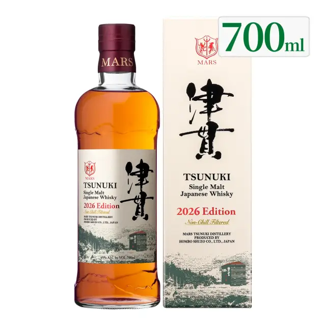 ウイスキー シングルモルト津貫 2026 エディション 49度 700ml 化粧箱入り