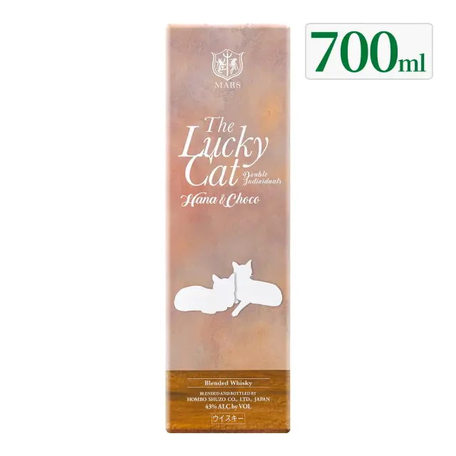 ウイスキー The Lucky Cat Double Individuals Hana＆Choco 43度 700ml