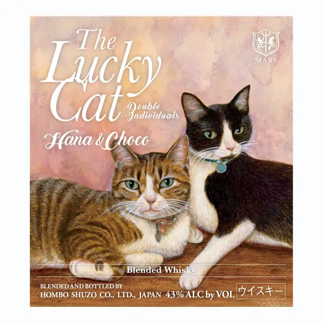 ウイスキー The Lucky Cat Double Individuals Hana＆Choco 43度 700ml
