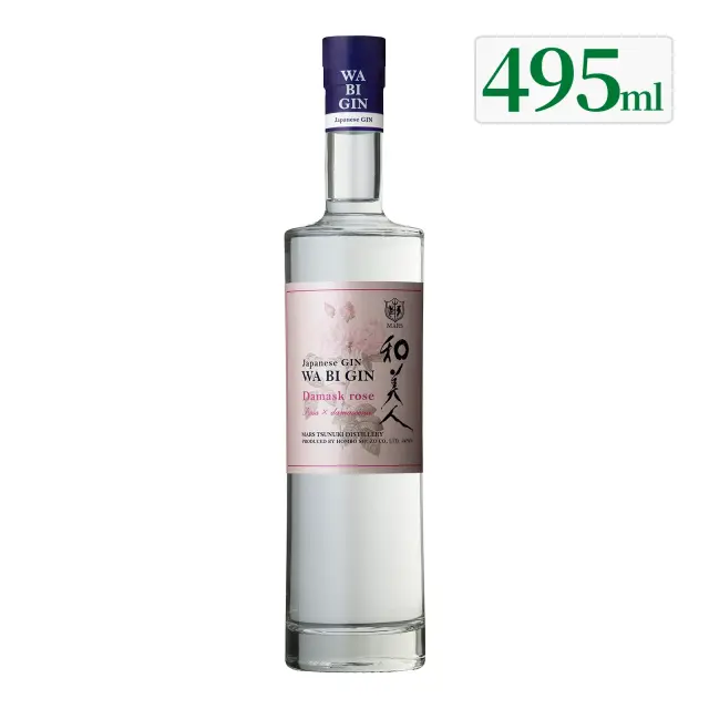 ジン ジャパニーズジン 和美人 ダマスクローズ 45度 495ml