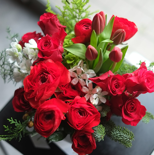 クリスマスフラワーギフト