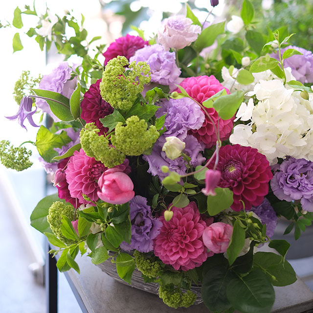 バスケット｜フラワーアレンジメント｜季節花おまかせ｜20,000円｜1529008