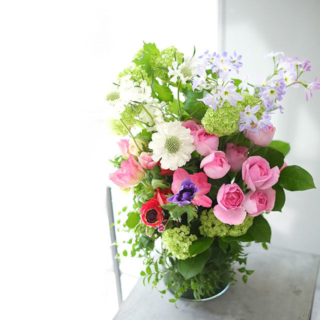 リューココリーネのアレンジメント