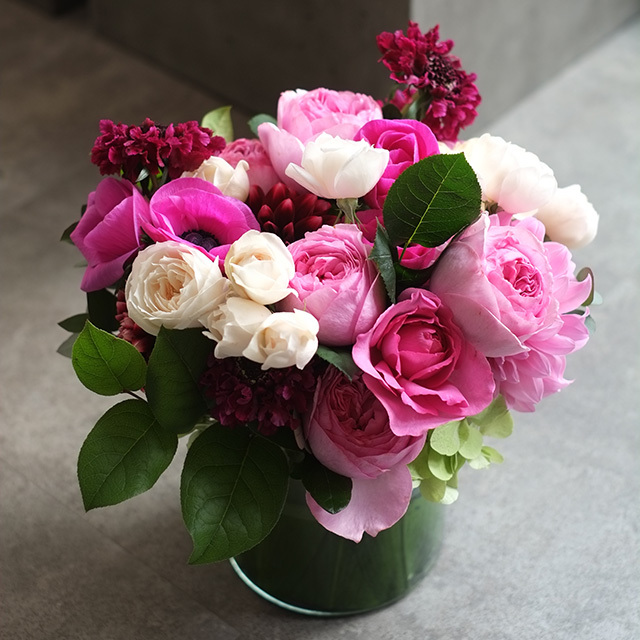 フラワーアレンジメント 薔薇の香りに誘われて 光触媒フラワー アレンジメント ナチュラル&エレガントなバラの