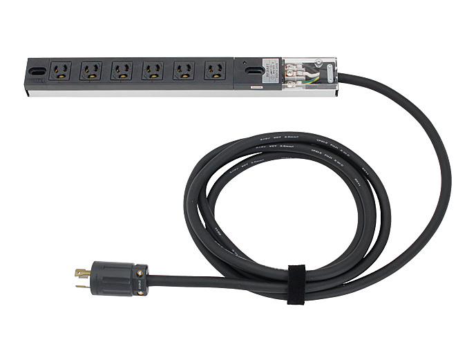 コンセントバー(100V 20A 6口 コンパクトタイプ) DZ-1002006C