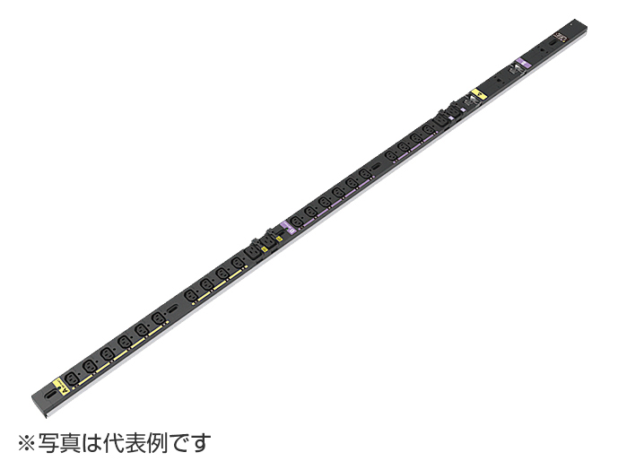 コンセントバー (200V 30A 12口 警報接点付サーキットプロテクタ付)　DZ-2003012CPK