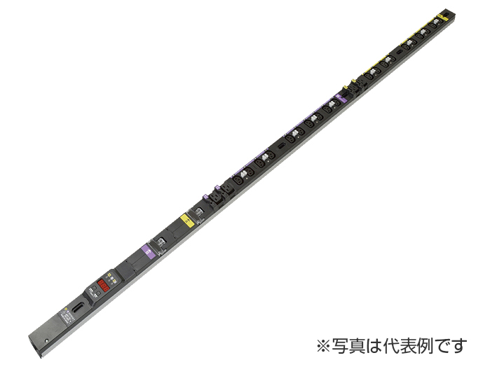 コンセントバー (200V 30A 12口 電流計付サーキットプロテクタ付)　DZ-2003012CPAM