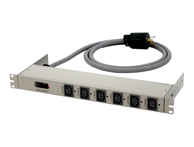 コンセントユニット(200V 30A 12口、19インチマウント取付) DM