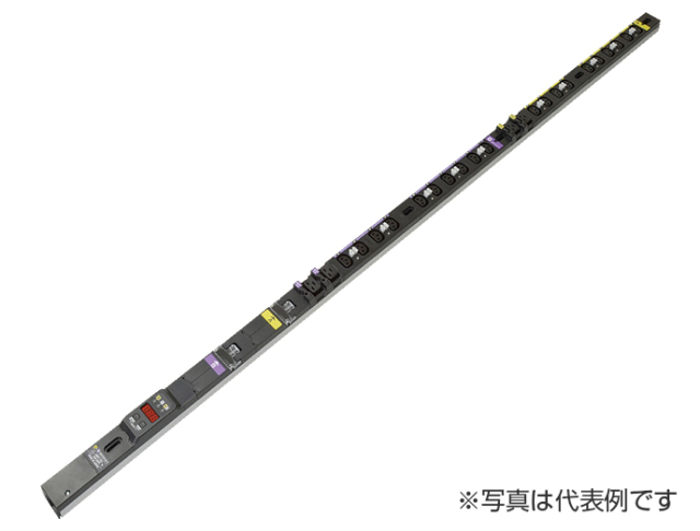 コンセントバー (200V 30A 12口 電流計付サーキットプロテクタ付)　DZ-2003012CPA
