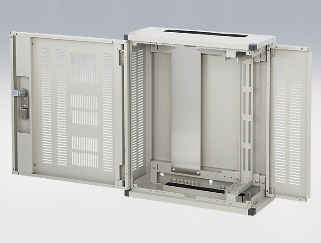 19インチラック サーバーラック 壁掛型ハブ収納ボックス NHWEシリーズ