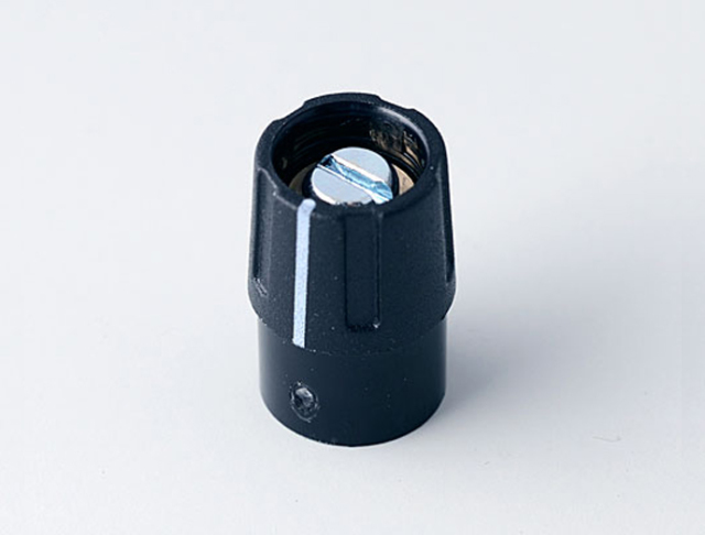 ツマミ・ノブ ラウンドノブ(φ9) OKTシリーズ OKT-2609040【摂津金属